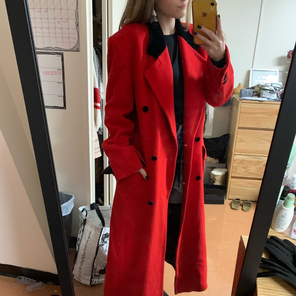 Red Long Coat